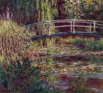 The Japanese Bridge or The Water-Lily Pond, Symphony in Rose